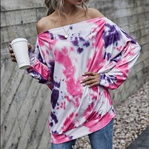 Off shoulder Tye Dye